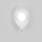 Applique murale chic et moderne en résine, mini feuille, pour la décoration de chambre
