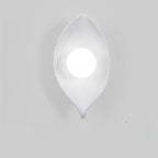Applique murale chic et moderne en résine, mini feuille, pour la décoration de chambre