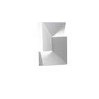 Applique murale LED géométrique en métal blanc Art Decor avec télécommande