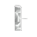 Applique murale LED géométrique en métal blanc Art Decor avec télécommande