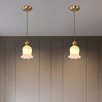 Suspension d'intérieur en verre transparent avec hauteur réglable