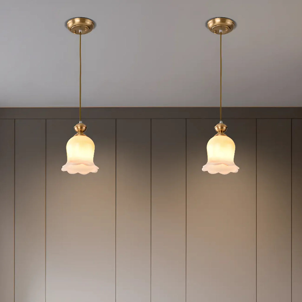 Suspension d'intérieur en verre transparent avec hauteur réglable