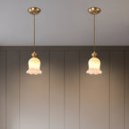 Suspension d'intérieur en verre transparent avec hauteur réglable