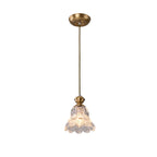 Suspension d'intérieur en verre transparent avec hauteur réglable