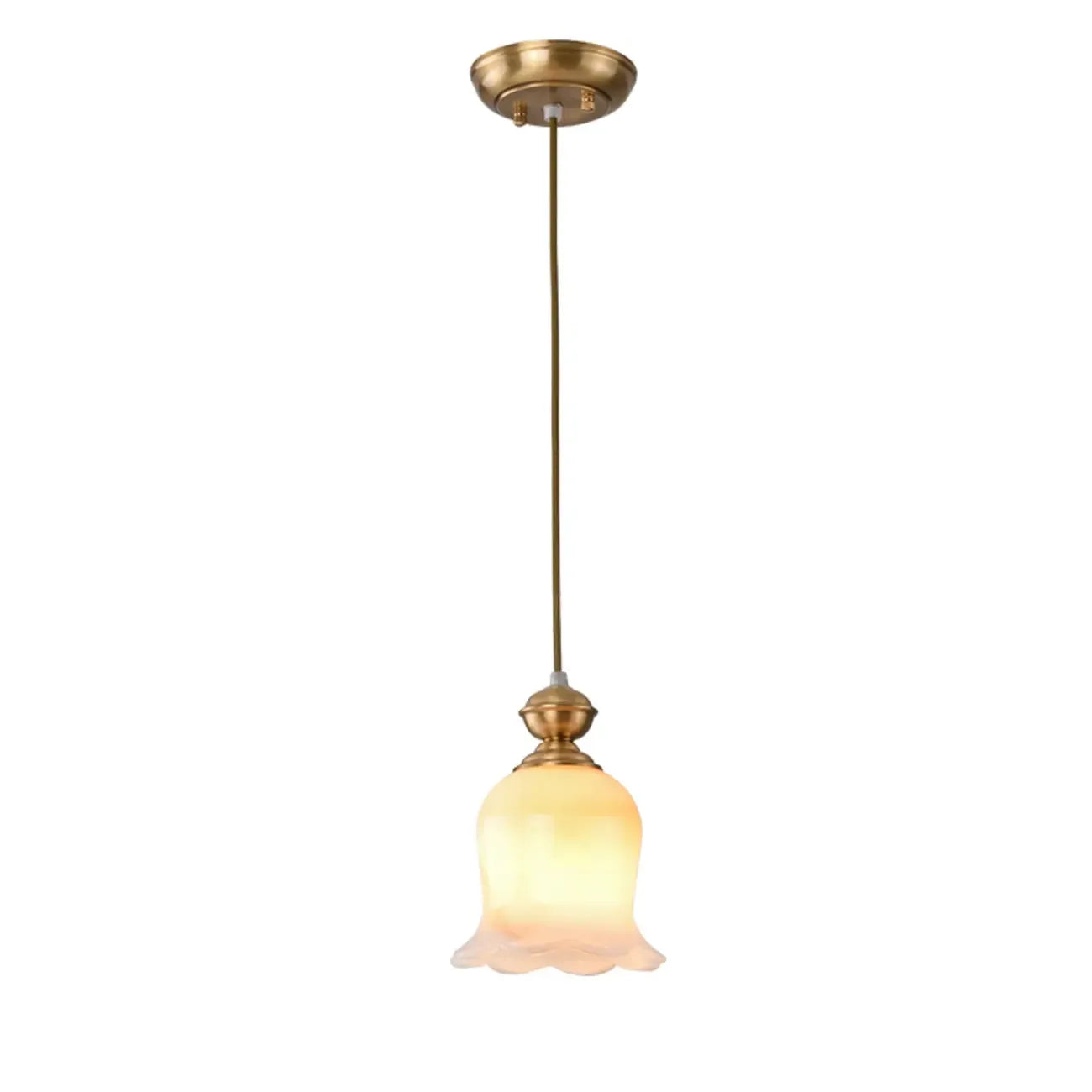 Suspension d'intérieur en verre transparent avec hauteur réglable