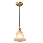 Suspension d'intérieur en verre transparent avec hauteur réglable