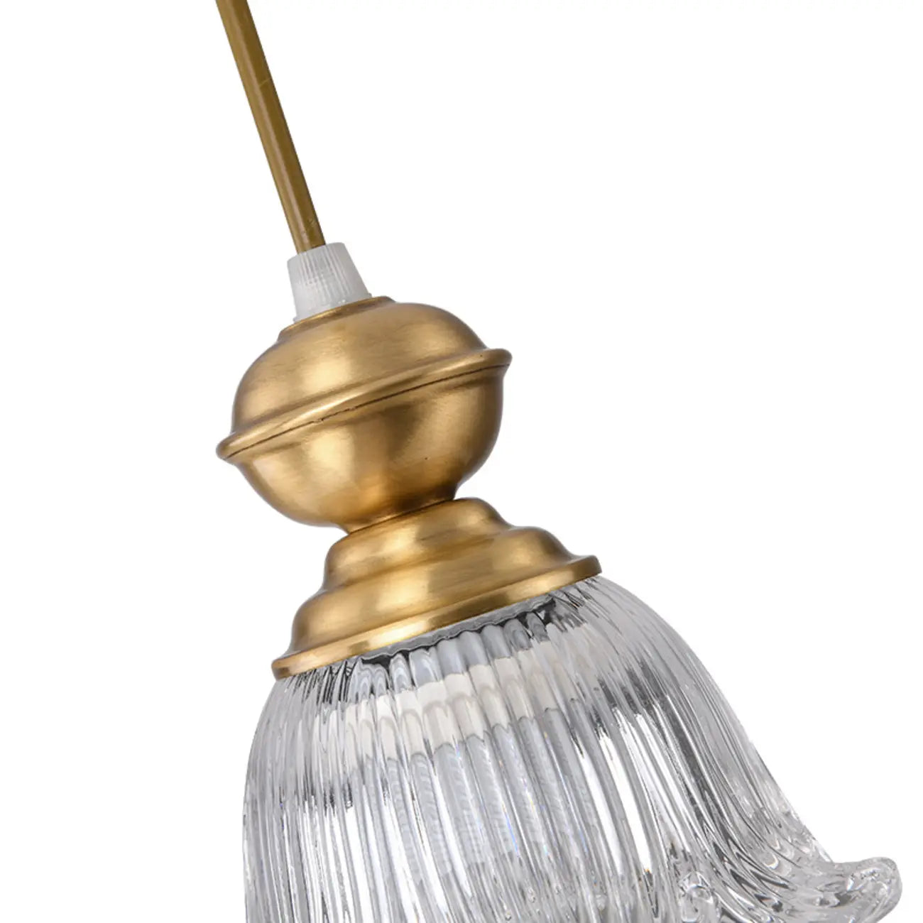 Suspension d'intérieur en verre transparent avec hauteur réglable