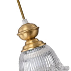 Suspension d'intérieur en verre transparent avec hauteur réglable