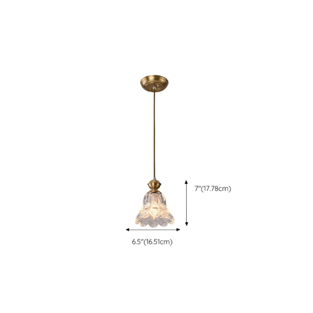Suspension d'intérieur en verre transparent avec hauteur réglable