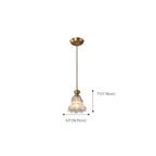 Suspension d'intérieur en verre transparent avec hauteur réglable
