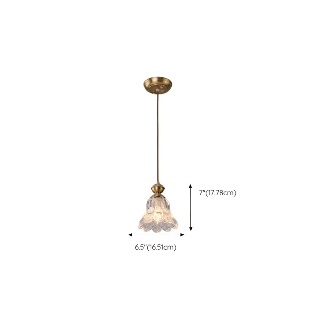 Suspension d'intérieur en verre transparent avec hauteur réglable