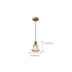 Suspension d'intérieur en verre transparent avec hauteur réglable