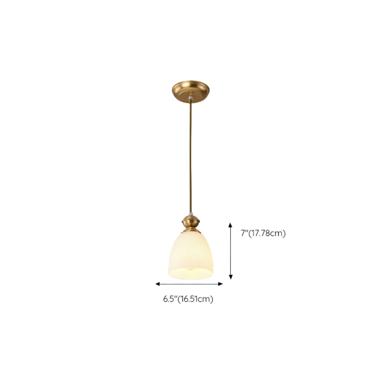 Suspension d'intérieur en verre transparent avec hauteur réglable