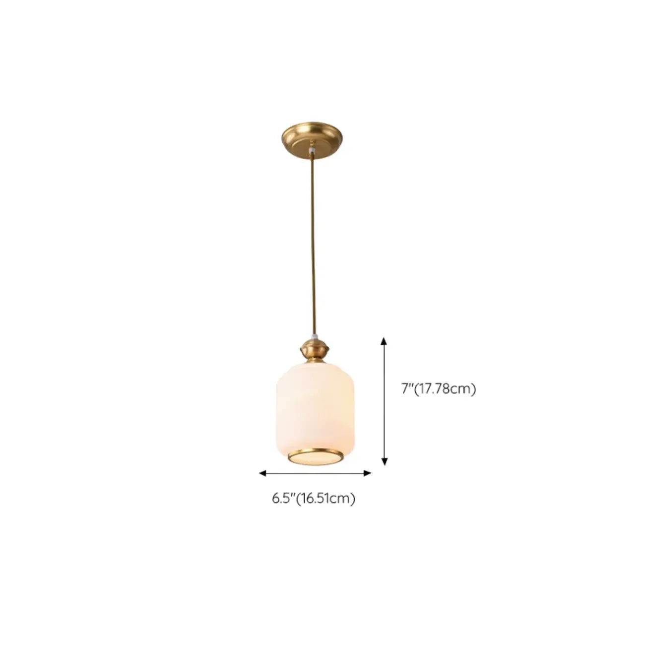 Suspension d'intérieur en verre transparent avec hauteur réglable