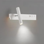 Applique murale moderne et minimaliste avec port USB et projecteur orientable
