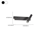 Applique murale moderne et minimaliste avec port USB et projecteur orientable