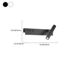 Applique murale moderne et minimaliste avec port USB et projecteur orientable