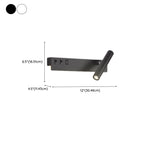 Applique murale moderne et minimaliste avec port USB et projecteur orientable