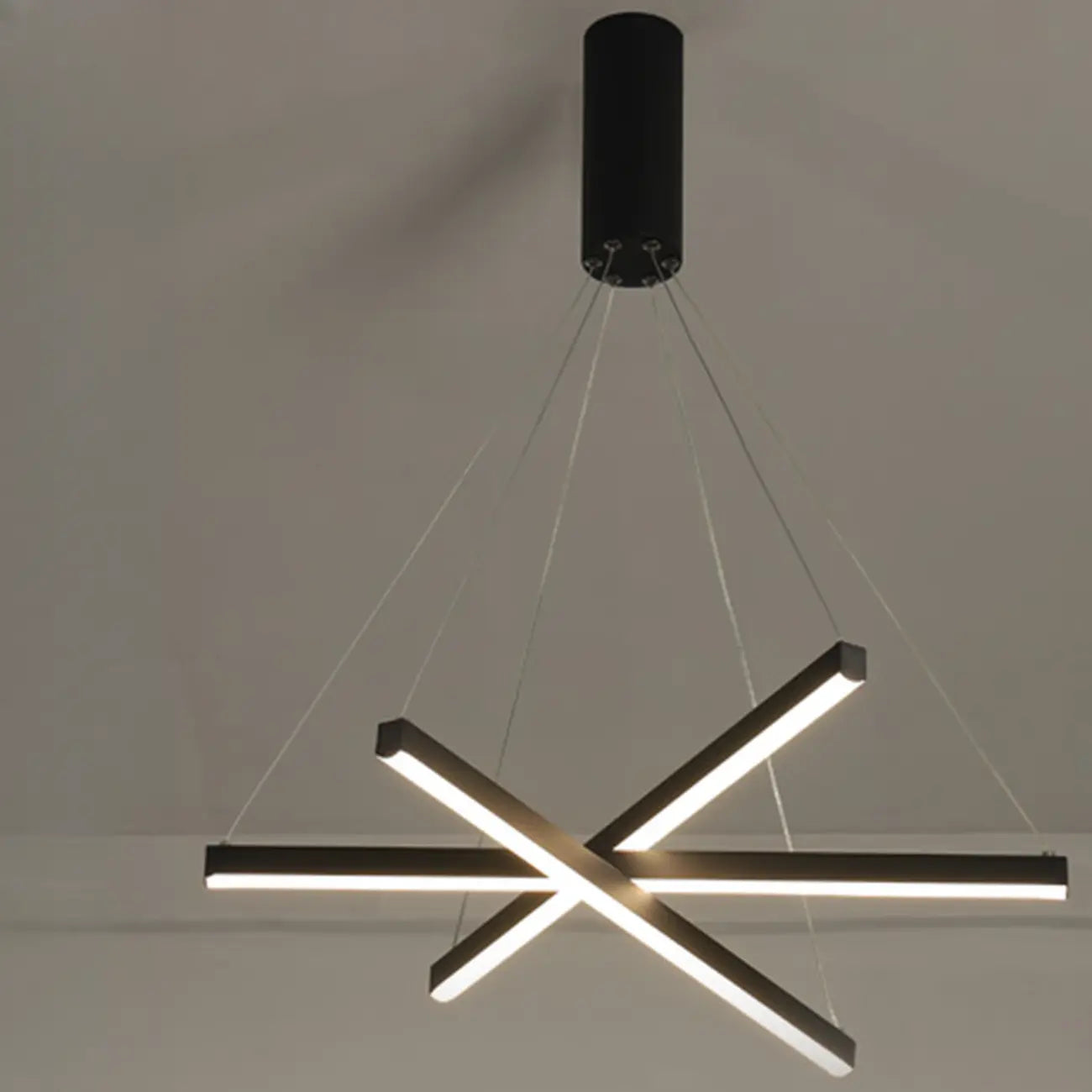 Lustre Sputnik géométrique linéaire moderne