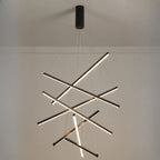 Lustre Sputnik géométrique linéaire moderne