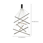 Lustre Sputnik géométrique linéaire moderne
