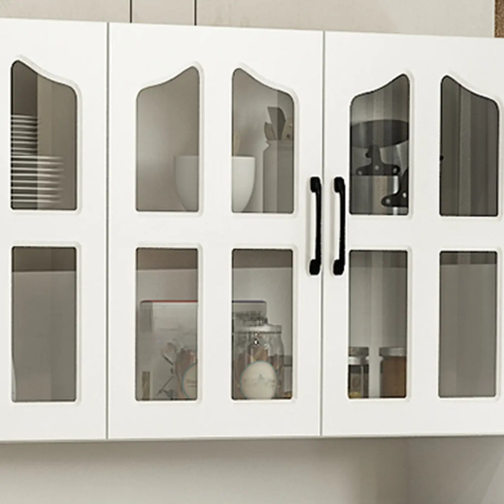 Buffet de cuisine en bois à plusieurs compartiments de rangement avec support pour micro-ondes