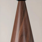 Suspension géométrique moderne en acrylique crème avec variateur multiple