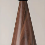 Suspension géométrique moderne en acrylique crème avec variateur multiple