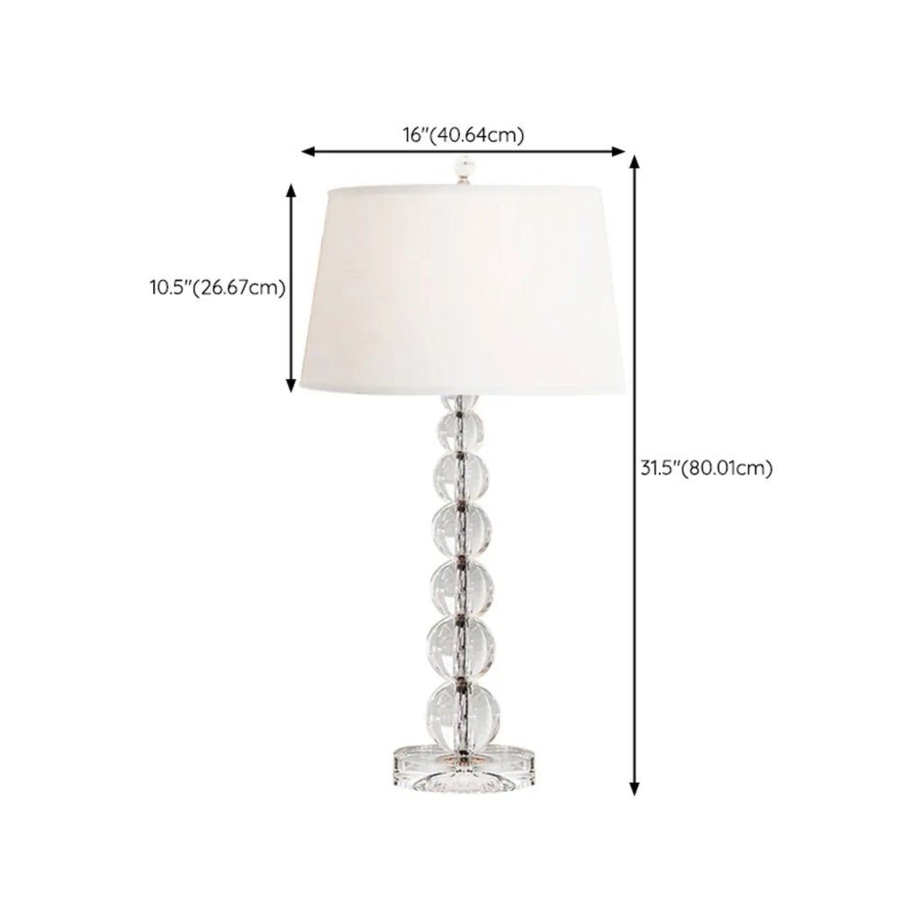 Lampe de table LED en cristal pour chambre d'enfant