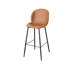 Tabourets de bar rembourrés style moderne du milieu du siècle