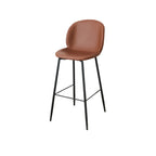 Tabourets de bar rembourrés style moderne du milieu du siècle