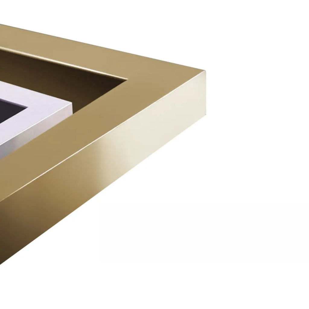 Banc d'entrée ovale en métal beige confortable