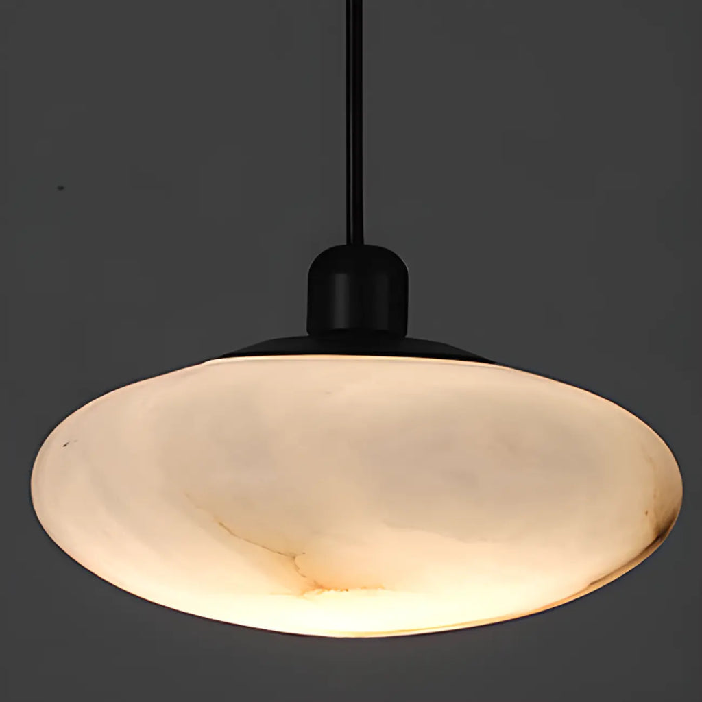 Lampada a sospensione con asta rotonda regolabile Stone White
