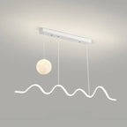 Suspension Art Décor Moderne à 2 Lumières Wave à Variateur Multiple
