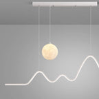 Suspension Art Décor Moderne à 2 Lumières Wave à Variateur Multiple