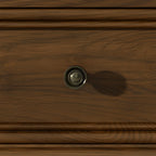 Grande vitrine de rangement en bois blanc avec porte coulissante