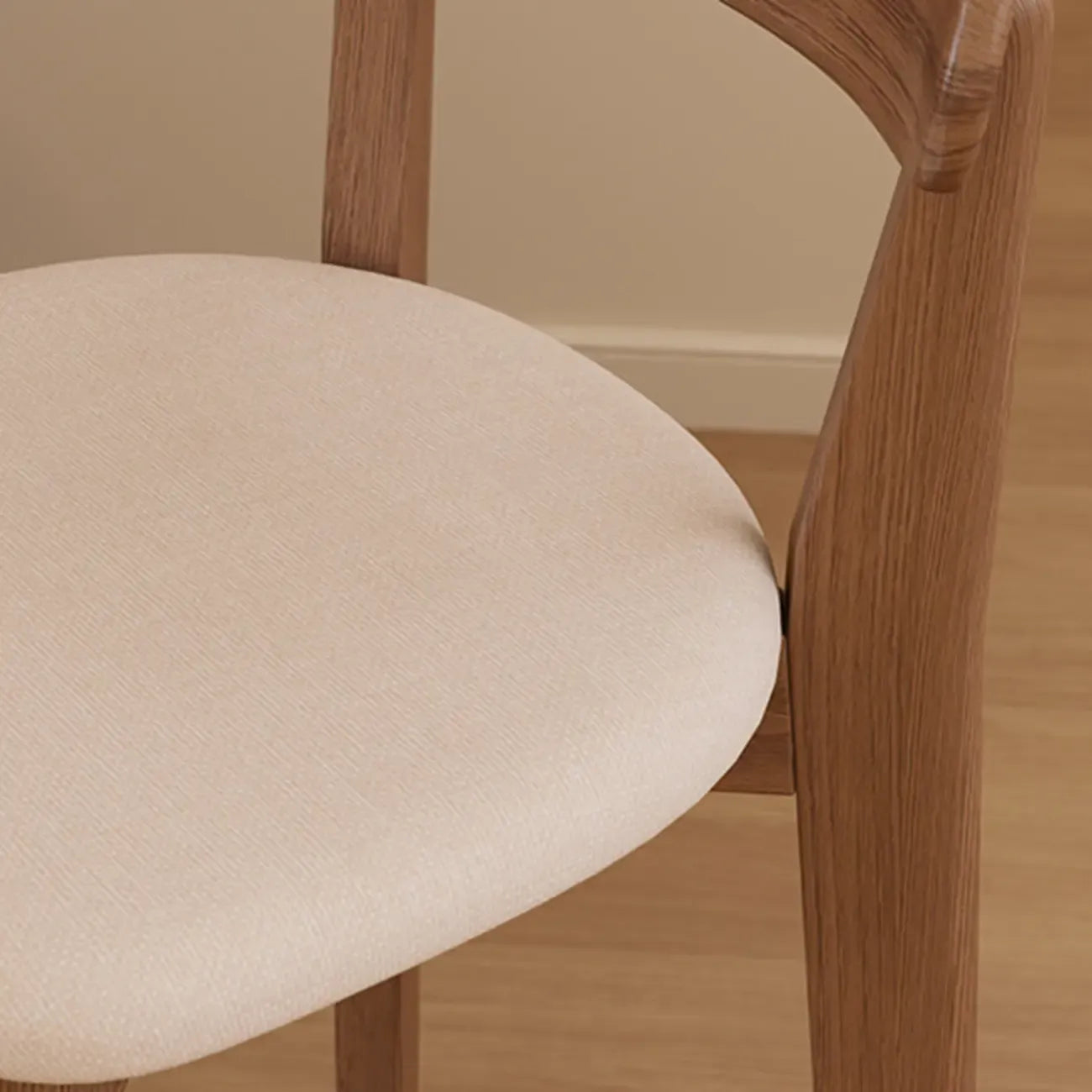 Tabouret de bar carré confortable en bois brun avec dossier