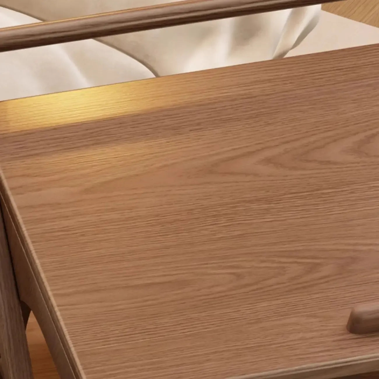 Table d'appoint pliante à 3 niveaux en bois, plateau rabattable, couleur noyer, à roulettes