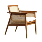 Fauteuil d'appoint glamour en flanelle à dossier haut et accoudoirs blancs