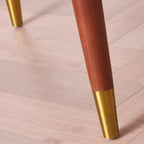Fauteuil d'appoint glamour en flanelle à dossier haut et accoudoirs blancs