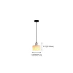 Suspension cylindrique en pierre noire