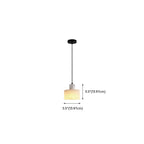 Suspension cylindrique en pierre noire