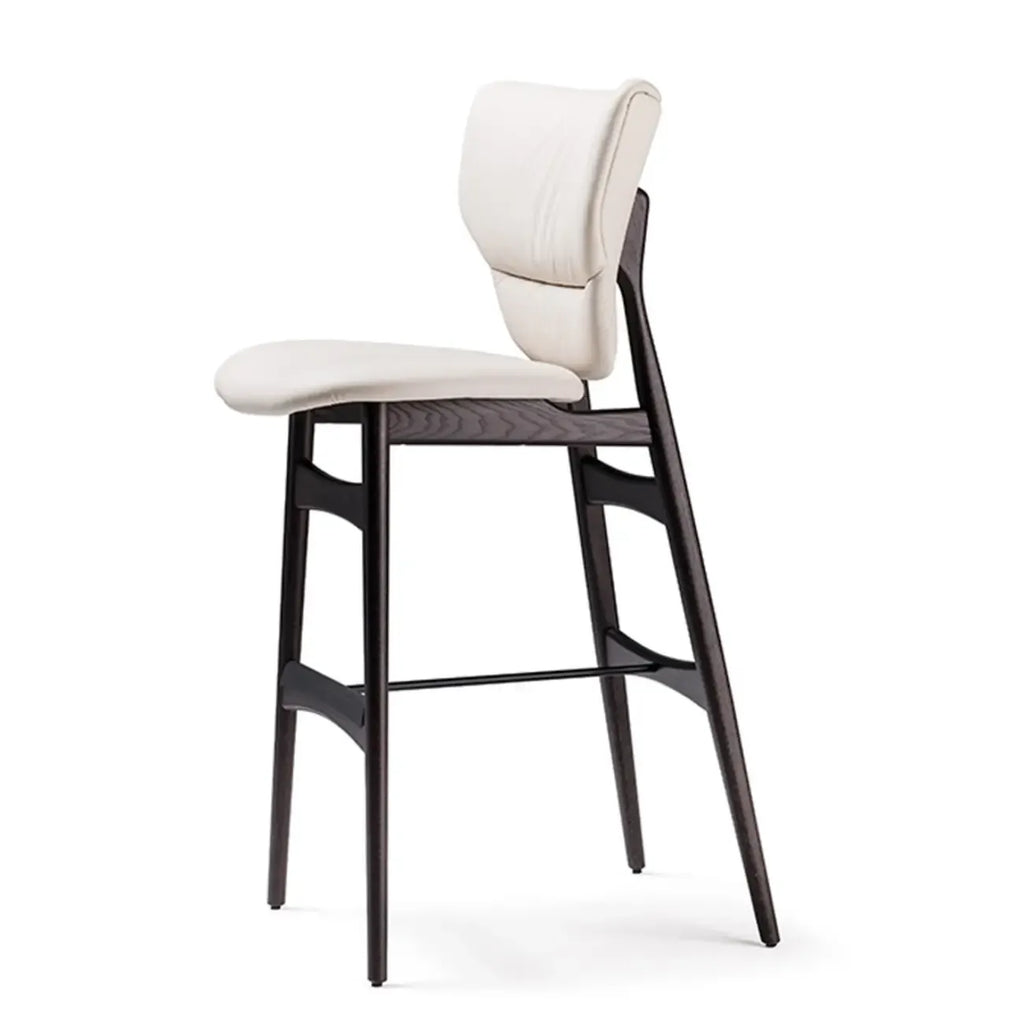 Tabourets de bar modernes en cuir de vachette pleine fleur pour la maison
