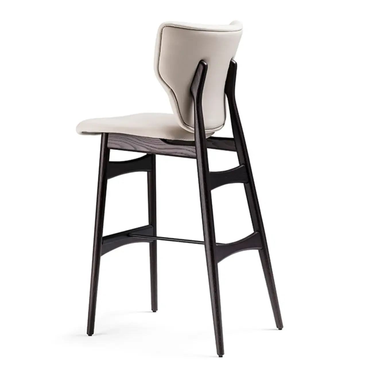 Tabourets de bar modernes en cuir de vachette pleine fleur pour la maison