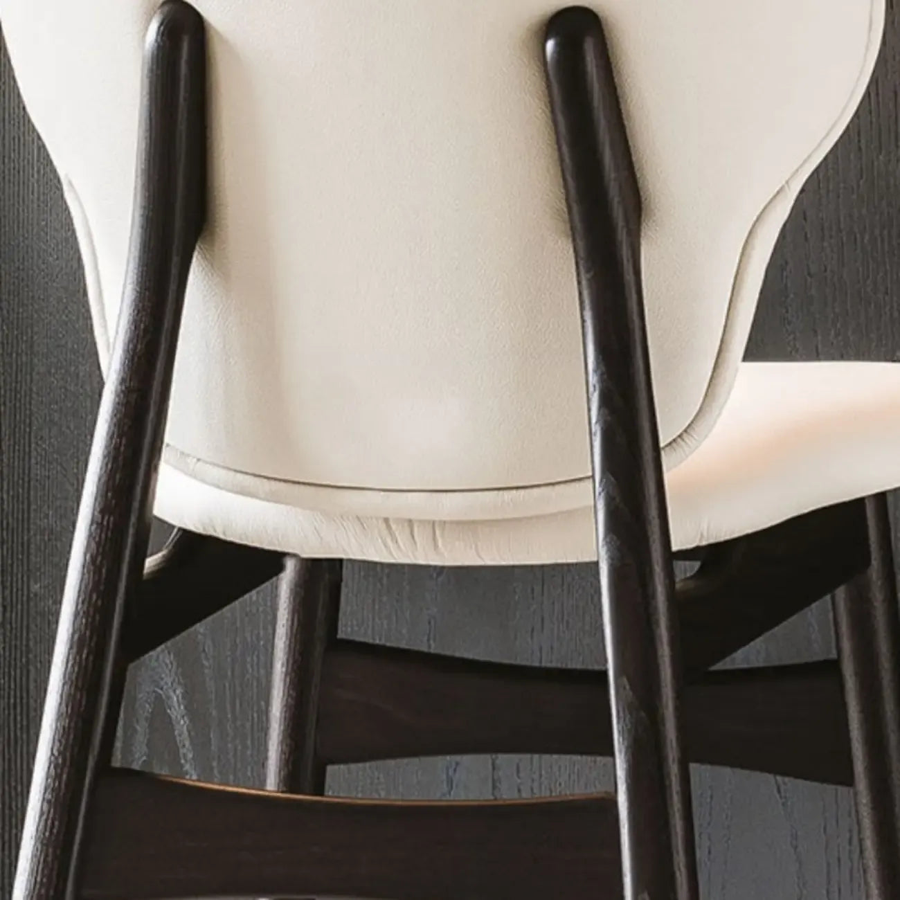 Tabourets de bar modernes en cuir de vachette pleine fleur pour la maison