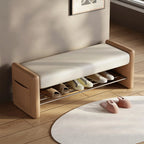 Banc contemporain petit modèle capitonné avec assise rembourrée