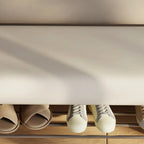 Banc contemporain petit modèle capitonné avec assise rembourrée