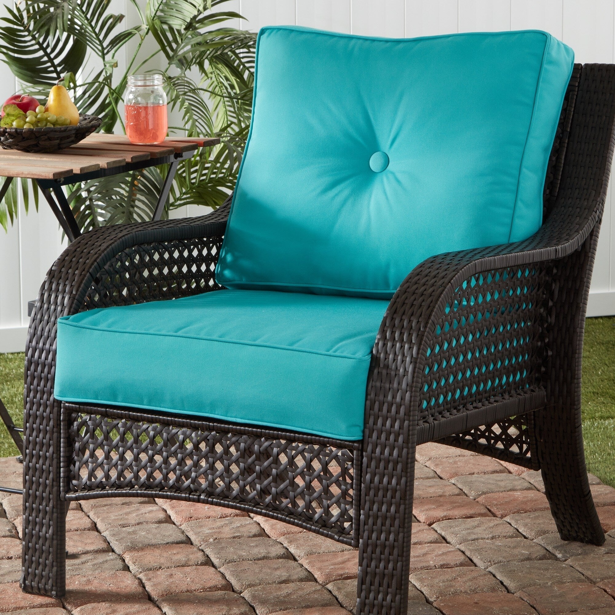 Ensemble de 2 coussins d'extérieur Sunbrella Premium pour siège profond