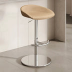 Tabourets de bar en cuir sur pied, style industriel moderne