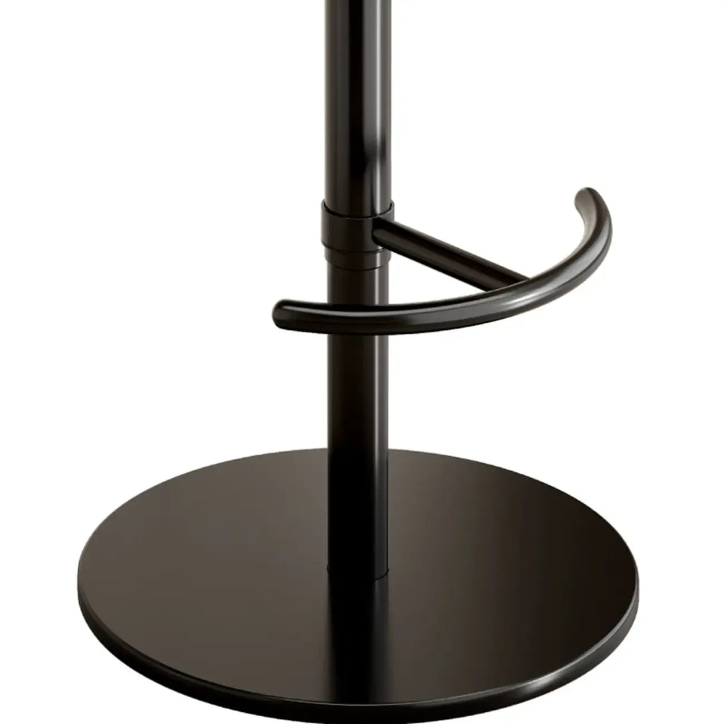 Tabourets de bar en cuir sur pied, style industriel moderne